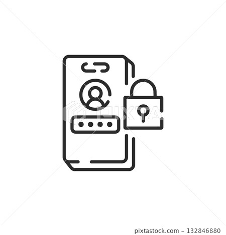 Mobile Login Icon 132846880