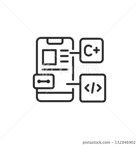 Mobile Development Icon 132846902