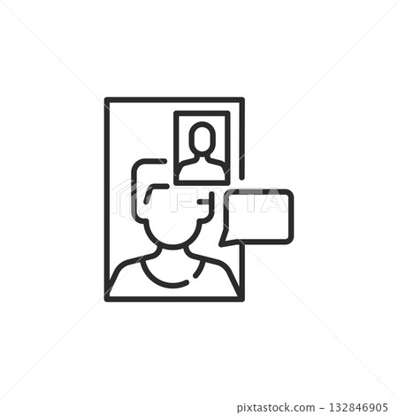 Video Chat Icon Video Chat Icon 132846905