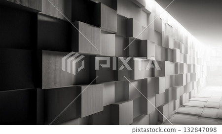 Sophisticated wall design 132847098