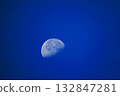 Moon and blue sky Moon and blue sky 132847281