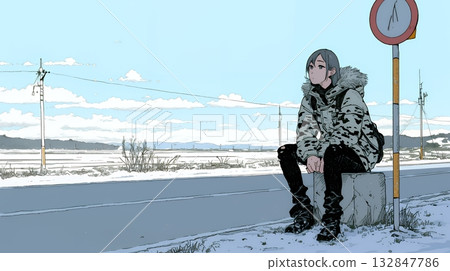 People who have lost their destination (goal) and have stopped moving forward 132847786