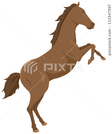 躍馬插圖 躍馬插圖 132847897