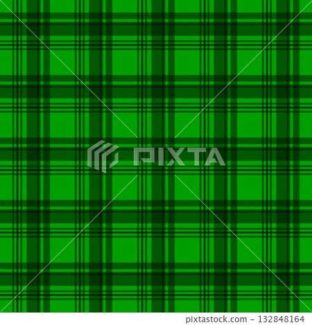A traditional tartan check pattern background featuring a striking combination of green and black A traditional tartan check pattern background featuring a striking combination of green and black 132848164