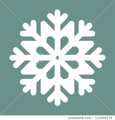 Large Snowflake 2 Green Large Snowflake 2 Green 132848259