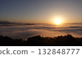 Sea of clouds as the morning sun rises 132848777
