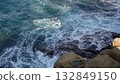 Waves to beat on the reef 132849150