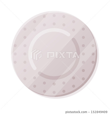 Medical Plaster or Adhesive Bandage for Injuries Vector Illustration 132849409