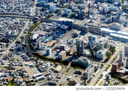 富山市牛島新町鳥瞰圖 132850404