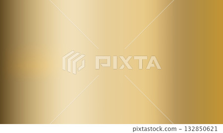 Gold brass gradient, vector golden background. Brown metal gradation, luxury backdrop. Shiny texture, steel surface 132850621