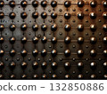 an AI Image Generator, Rusty Studded Surface, Texture, Pattern and History Closeup in Detail 132850886