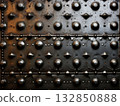 an AI Image Generator, Rusty Studded Surface, Texture, Pattern and History Closeup in Detail 132850888