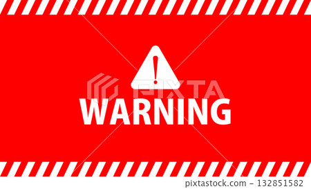 WARNING Danger Warning Image Title 16:9 size 132851582