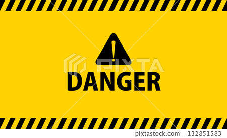 DANGER Danger Warning Image Title 16:9 size 132851583