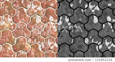 Texture of stone tiles. Grunge filter. High resolution photo filter. Texture of stone tiles. Grunge filter. High resolution photo filter. 132852218