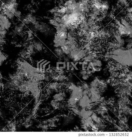 Seamless pattern of fluffy white clouds on sky background. 132852632