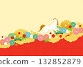 Year of the Horse - New Year's Card Template - Ke1-3 132852879
