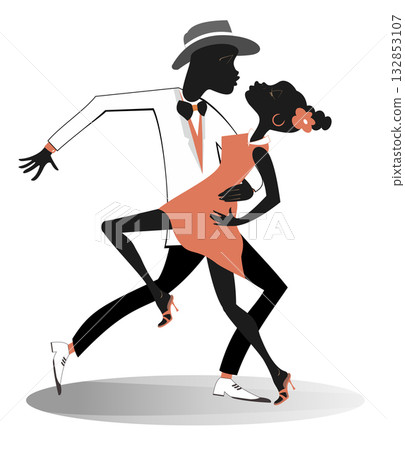 dance, couple, vector 132853107