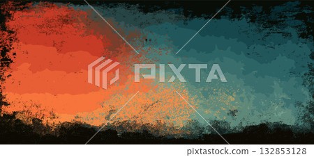 Vector grunge wall texture creating abstract distressed background Vector grunge wall texture creating abstract distressed background 132853128