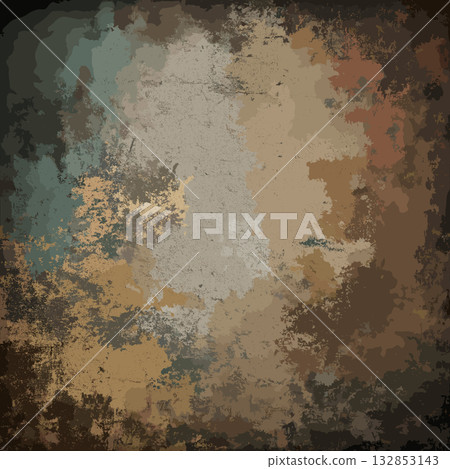 Vector grunge wall texture creating abstract distressed background Vector grunge wall texture creating abstract distressed background 132853143