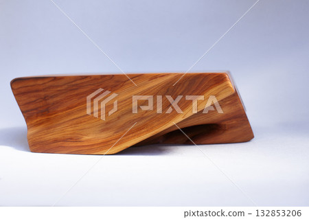 wooden kitchen ware on white background isolated wooden kitchen ware on white background isolated 132853206