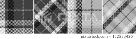 Straight and oblique cage pattern modern fashion herringbone texture. 132853420