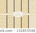 Seamless a set of geometric patterns. 132853548