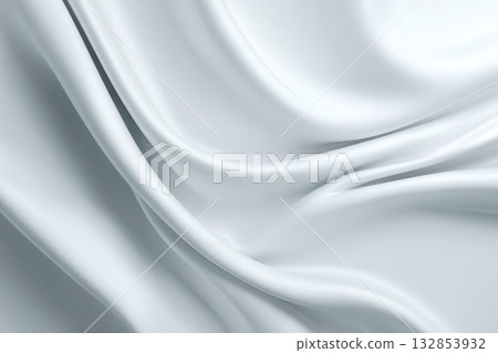 Elegant White Silk Fabric Luxurious Background Texture Elegant White Silk Fabric Luxurious Background Texture 132853932