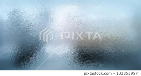 Frosted Glass Texture Elegant Blue Background for Design 132853957