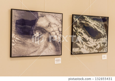 10.10.2025 - Photographs of earth made from space at the photo exhibition called Unity with cosmos by is a Russian cosmonaut and former politician Baturin. 10.10.2025 - Photographs of earth made from space at the photo exhibition called Unity with cosmos by is a Russian cosmonaut and former politician Baturin. 132855431