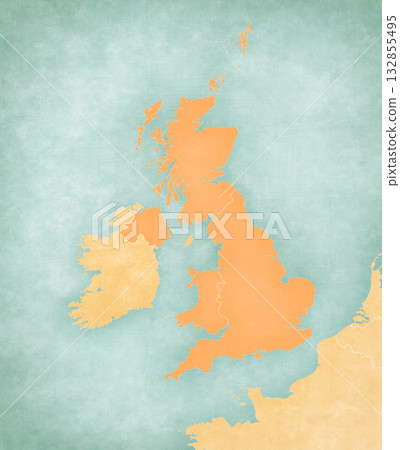 Map of United Kingdom Map of United Kingdom 132855495
