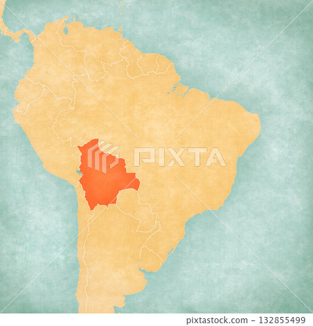 Map of Brazil - Bolivia Map of Brazil - Bolivia 132855499