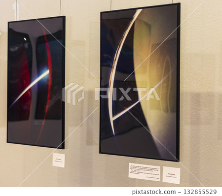 10.10.2025 - Photographs of earth made from space at the photo exhibition called Unity with cosmos by is a Russian cosmonaut and former politician Baturin. 132855529