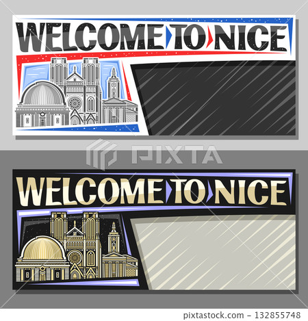Vector layout for Nice 132855748