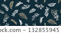 leaf, vector, seamless 132855945