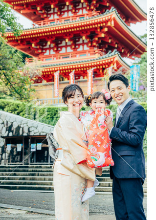 七五三家族肖像 132856478