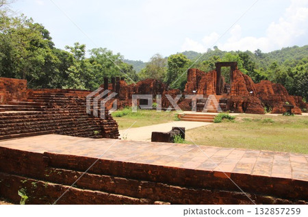 My Son ruins, a World Heritage Site in Vietnam 132857259