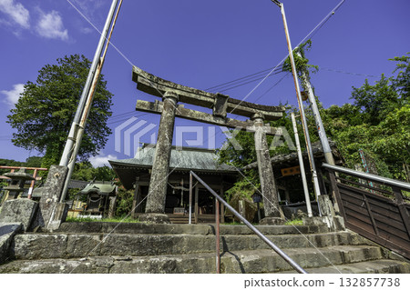 竹田市西宮神社鳥居及參拜殿,大分縣 竹田市西宮神社鳥居及參拜殿,大分縣 132857738