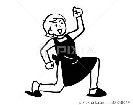 Motivated housewife Motivated housewife 132858049
