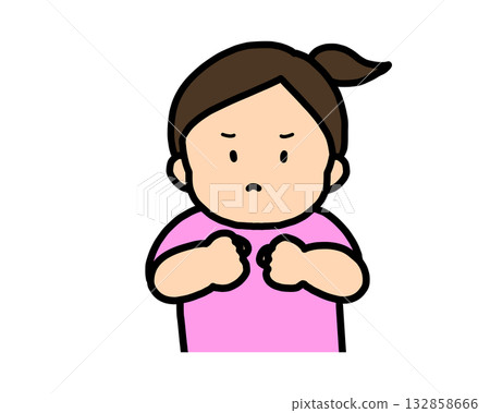 憤怒的亞洲女孩 132858666