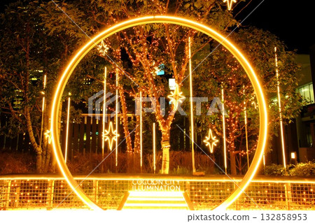 Christmas illumination Christmas illumination 132858953