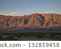 Desert Mountain Range at Sunset 132859458