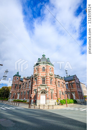 Iwate Bank Red Brick Building in autumn, Morioka City, Iwate Prefecture 132859524