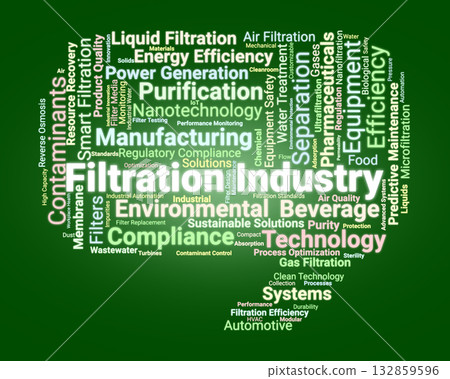 Filtration Industry Word Cloud. Composition Of Terms Related To Purification, Efficiency, Smart Systems, And Environmental Compliance In Industrial And Technological Applications. Filtration Industry Word Cloud. Composition Of Terms Related To Purification, Efficiency, Smart Systems, And Environmental Compliance In Industrial And Technological Applications. 132859596