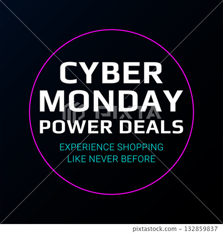 Cyber Monday Power Deals Design 132859837