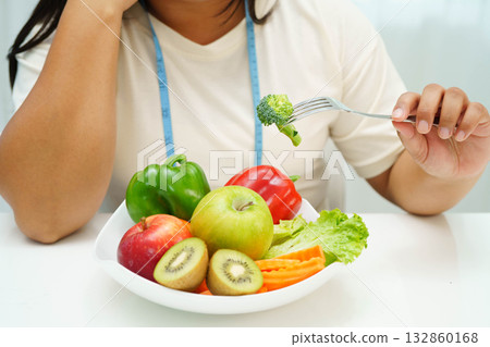 Diet healthy food eating for good health. Diet healthy food eating for good health. 132860168