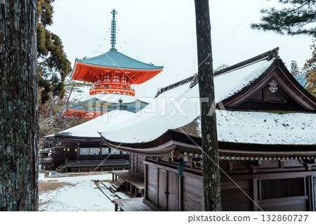 Mount Koya: Danjogaran in winter Mount Koya: Danjogaran in winter 132860727