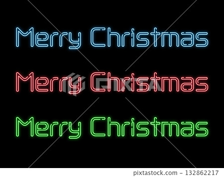 Christmas neon 132862217