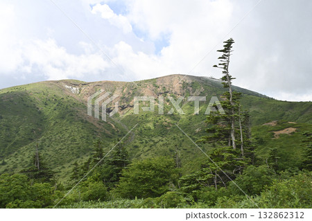 Mount Shirane seen from the Shiga-Kusatsu Highlands Route / Gunma Prefecture Mount Shirane seen from the Shiga-Kusatsu Highlands Route / Gunma Prefecture 132862312