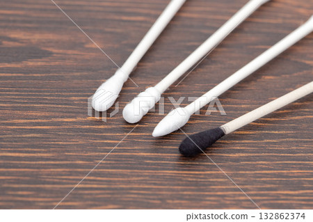 Various cotton swabs Various cotton swabs 132862374